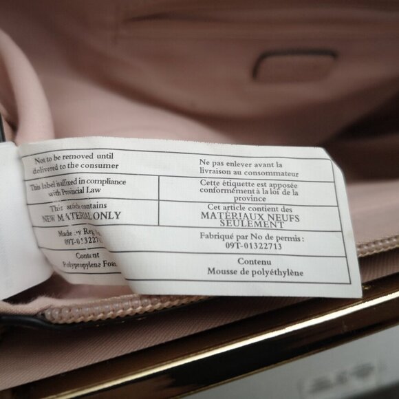 Call it Spring Dusty Rose Fully Lined Zipper Closure Vegan Leather Handbag - Picture 8 of 14